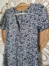 Load image into Gallery viewer, 8 - Navy Mini Floral Dress
