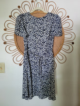 Load image into Gallery viewer, 8 - Navy Mini Floral Dress

