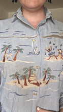 Load image into Gallery viewer, Canbridge Company embroidered chambray
