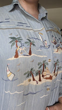 Load image into Gallery viewer, Canbridge Company embroidered chambray
