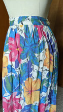 Load image into Gallery viewer, Hawaiian Print midi skirt
