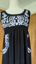 Load image into Gallery viewer, S - Black embroidered dress
