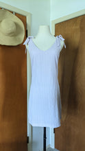 Load image into Gallery viewer, S - lavender eyelet mini dress
