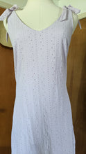 Load image into Gallery viewer, S - lavender eyelet mini dress
