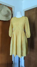 Load image into Gallery viewer, S - Umgee yellow eyelet dress
