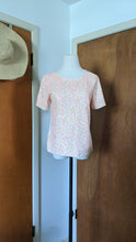 Load image into Gallery viewer, S - J. Crew neon sequins tee
