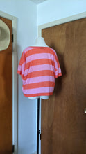 Load image into Gallery viewer, S - H&amp;M orange and pink oversized tee

