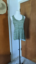 Load image into Gallery viewer, M - Xhilaration green stripe top

