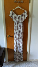 Load image into Gallery viewer, L - Off the Shoulder floral maxi
