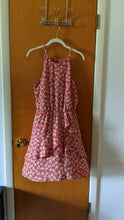 Load image into Gallery viewer, L - IZ Byers orange/mauve floral dresa
