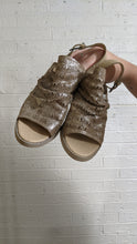 Load image into Gallery viewer, 6 - Naughty Monkey metallic slouchy heels
