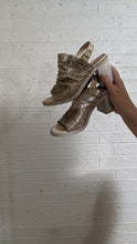 Load image into Gallery viewer, 6 - Naughty Monkey metallic slouchy heels
