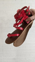 Load image into Gallery viewer, 7 - Red Gladiator Sandals
