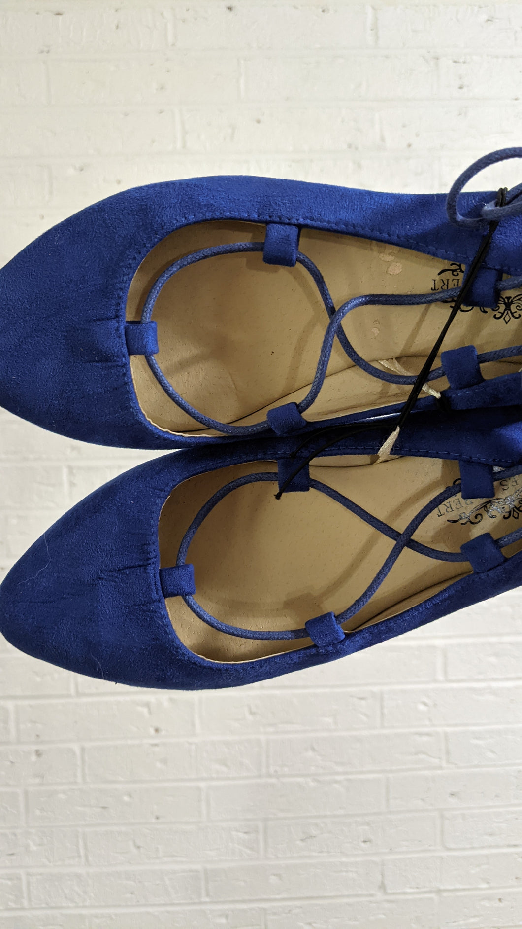 7 - Blue Strapy Flats