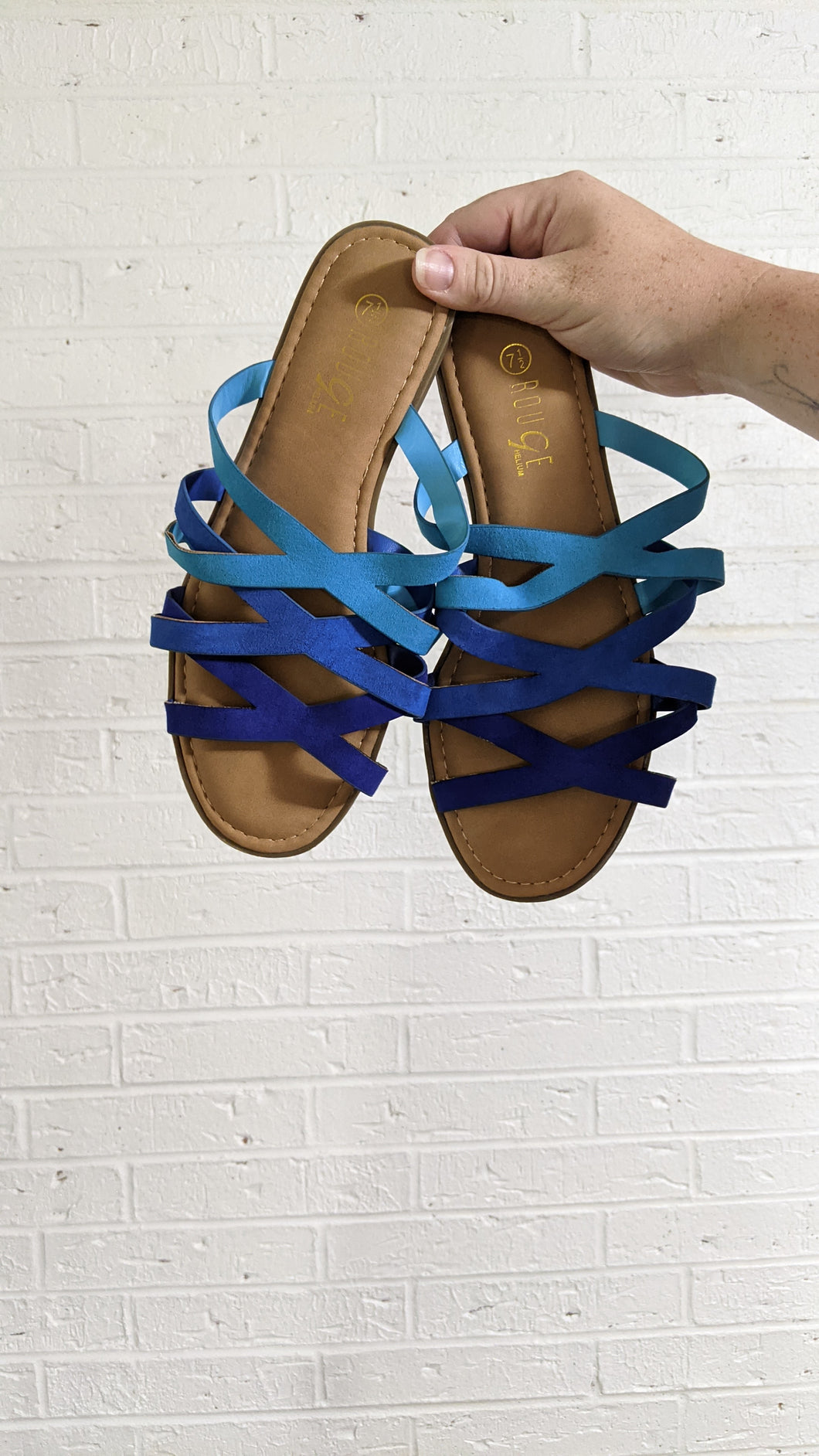7.5 - Ombre Blue Sandals