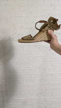 Load image into Gallery viewer, 9 - J Crew Calf Hair Leopard Wedges
