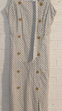 Load image into Gallery viewer, XS/4 - white double button dress
