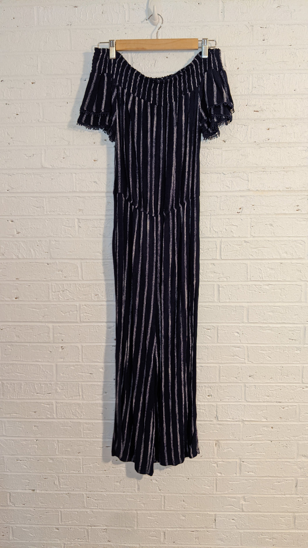 S - Xhilaration off-the-shoulder crop jumpsuit