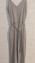 Load image into Gallery viewer, XS - striped black and white jumpsuit
