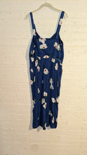 Load image into Gallery viewer, L - A New Day blue floral cropped jumpsuit
