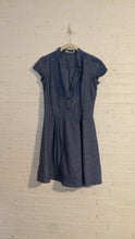 Load image into Gallery viewer, S - chambray embroidered dress
