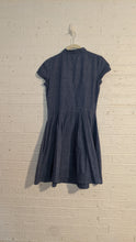 Load image into Gallery viewer, S - chambray embroidered dress
