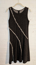 Load image into Gallery viewer, S/M - gray fringe detail dress

