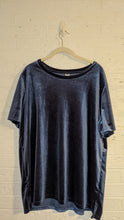 Load image into Gallery viewer, XL - Old Navy blue velvet top
