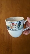 Load image into Gallery viewer, Set of 4 Cottage Scene Teacups
