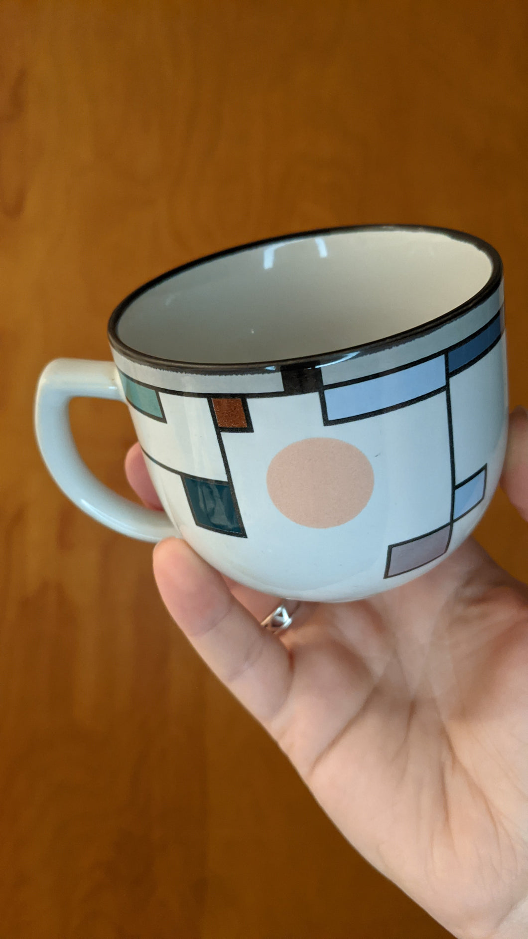 Set of 2 Post Modern teacups