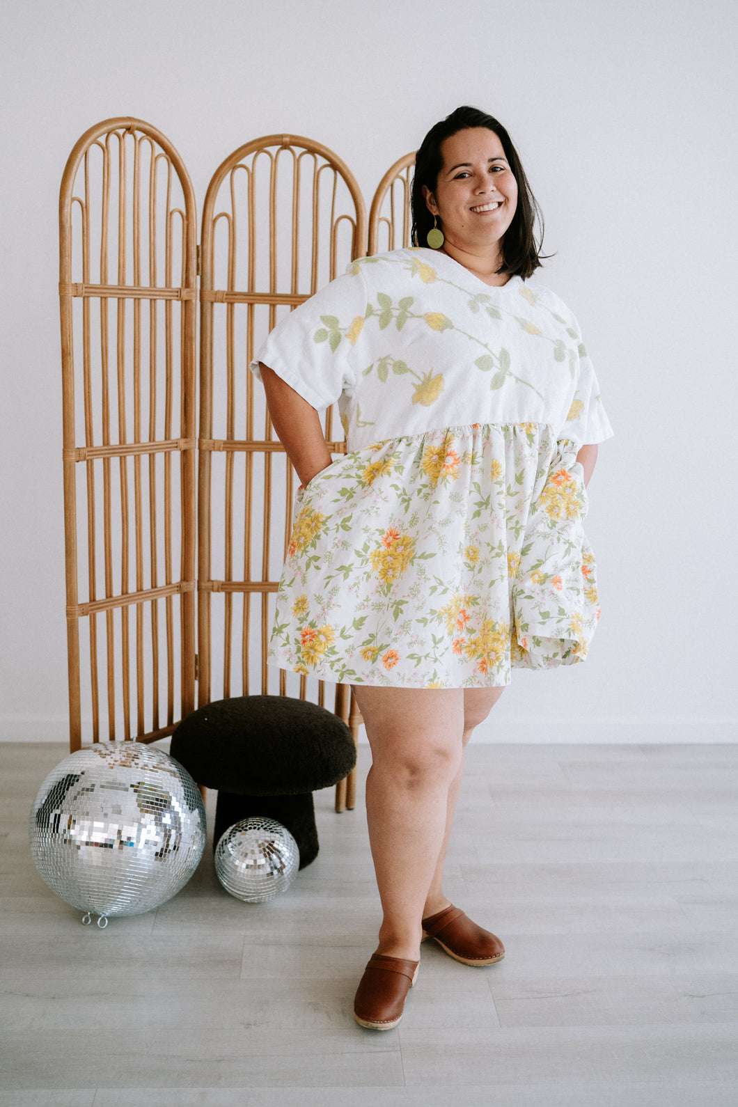 3X Short - Yellow Floral Florence